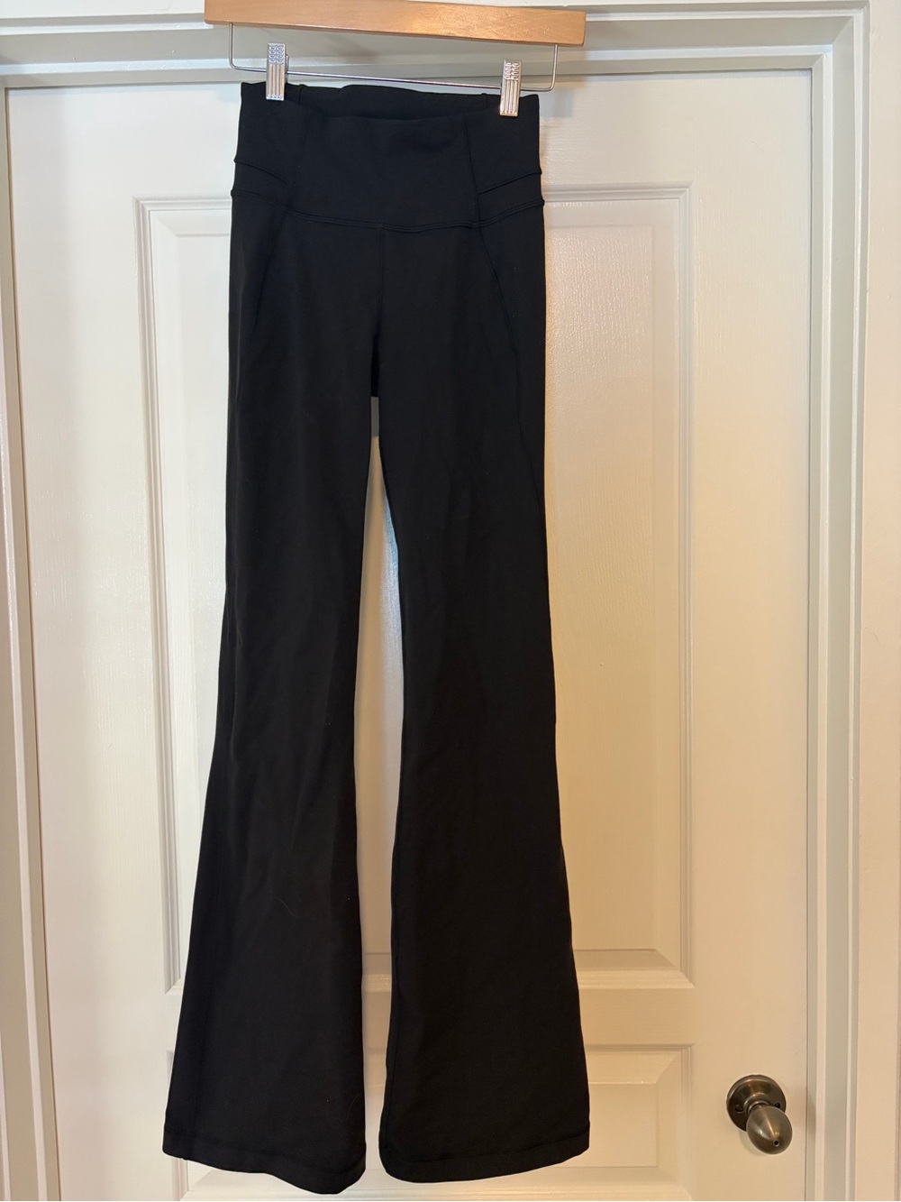 Lululemon Black Flare Groove Yoga Pants